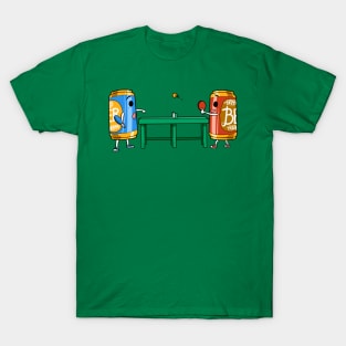 Beer Pong | Table Tennis, Beer Cans & Alcohol T-Shirt